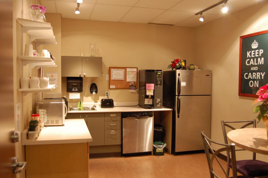 datatech, office space victoria, gallery. photo gallery, kitchen